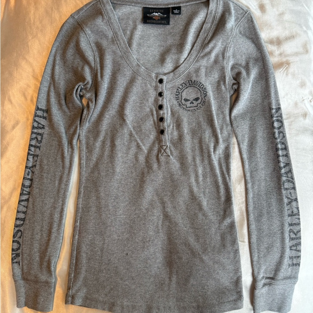 Harley-Davidson Gray long sleeve